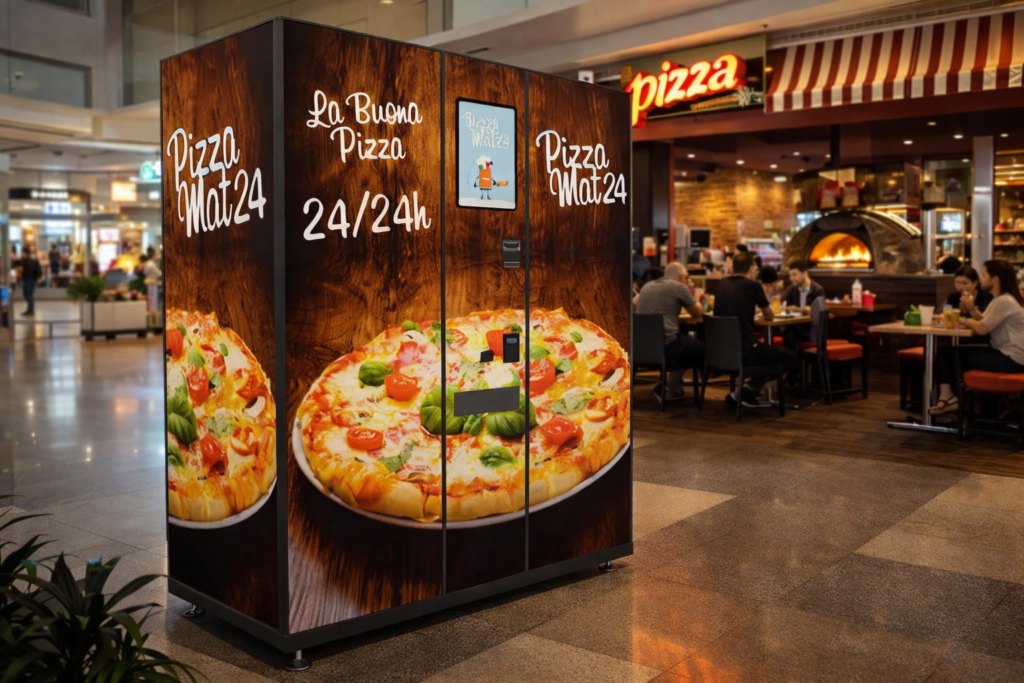 pizzomat w galerii handlowej